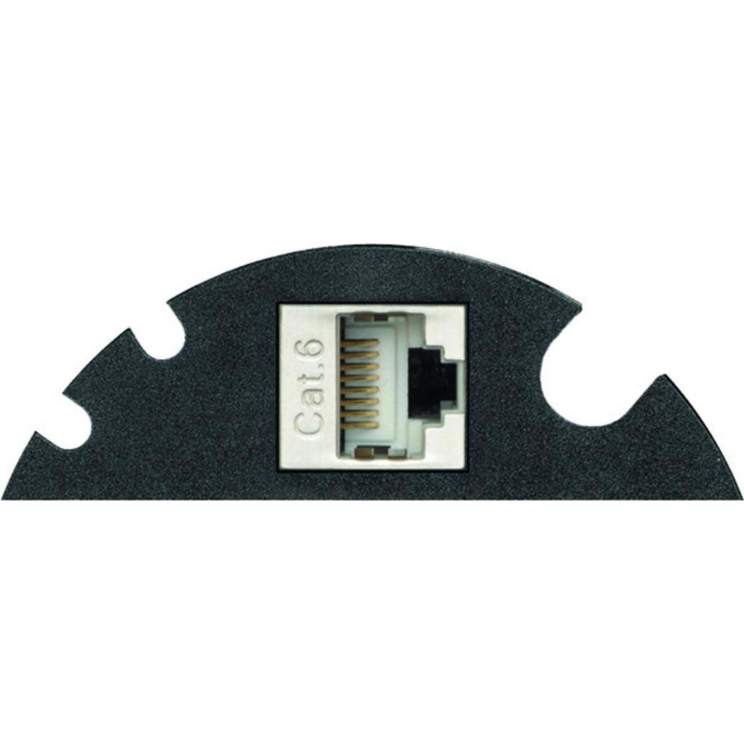 Evoline, Möbelausstattung, Einsetz-Modul Circle80, RJ45 Cat. 6A (1 Stk.)