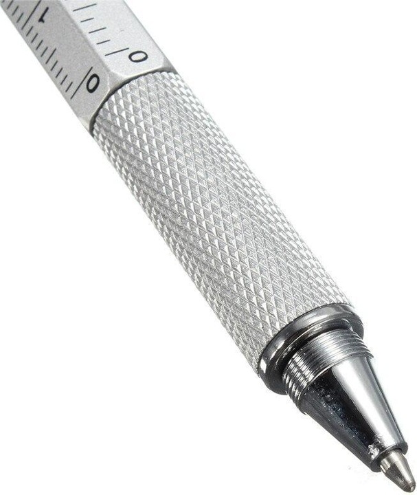 Actual product image Mikamax 6 In 1 Multitool Pen Yellow (6 Functions)