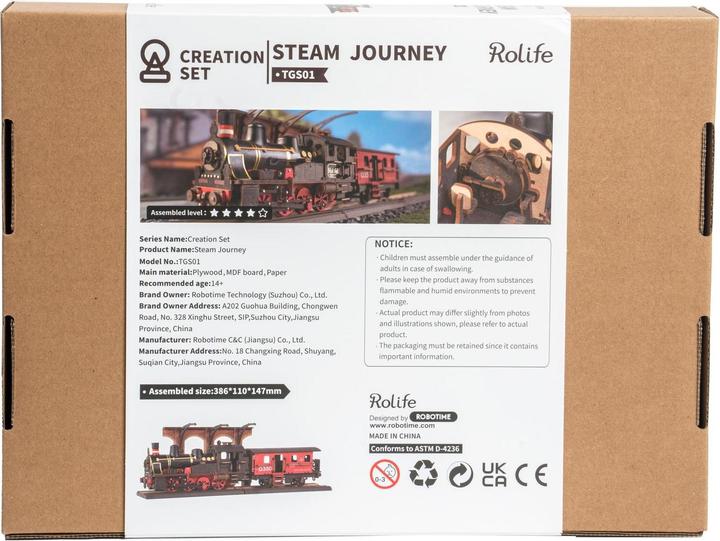 Image du produit Rolife Steam Journey - Diorama