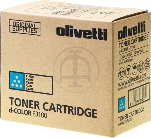 Actual product image Olivetti Cyan - Original - Toner Cartridge (C)