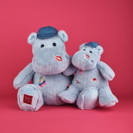 Produktbild Doudou et Compagnie Hippo, hellblau 20cm (20 cm)