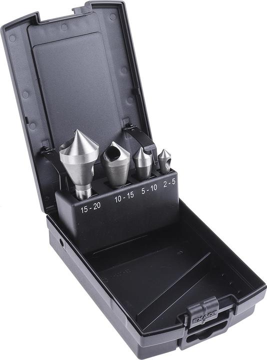 Actual product image Exact Cross hole countersink set 4 pieces 10 (5, 10, 15, 20 mm)