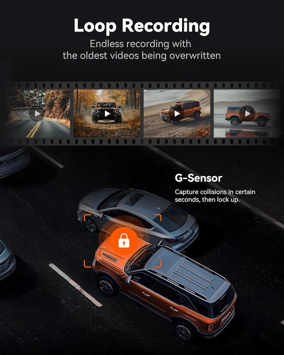 Actual product image Wolfbox G840S 1296P