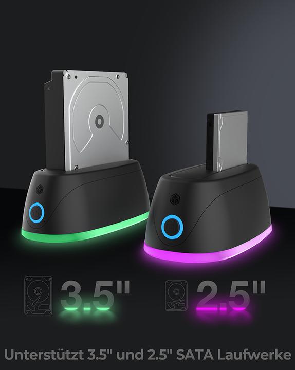 Produktbild RaidSonic ICY BOX Dockingsstation IB-1124L-C3 (3.5", 2.5")