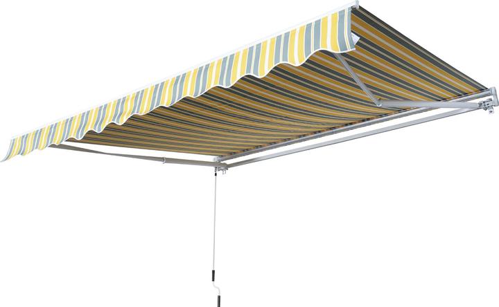 Outsunny Gartenmarkise mit Faltarm (2.95 m)