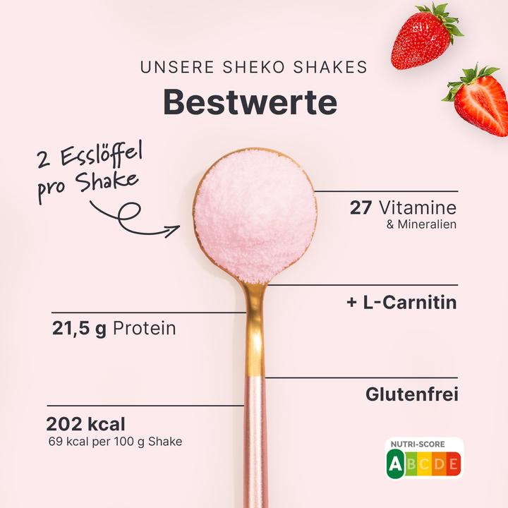 Actual product image Sheko Shake (Strawberry, 1 pcs., 378 g)