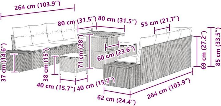 Actual product image vidaXL Penelope