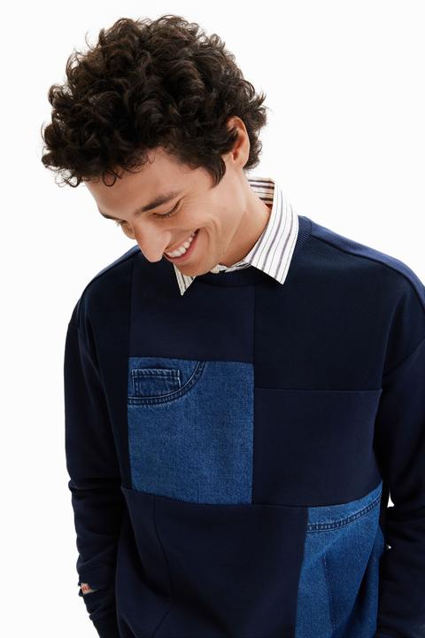 Produktbild Desigual Herren-Navy-Sweatshirt (XXL)