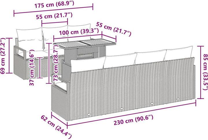 Produktbild vidaXL Saint