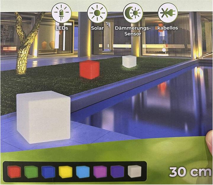 Image du produit Fs-Star Solar Würfelleuchte LED 30x30cm