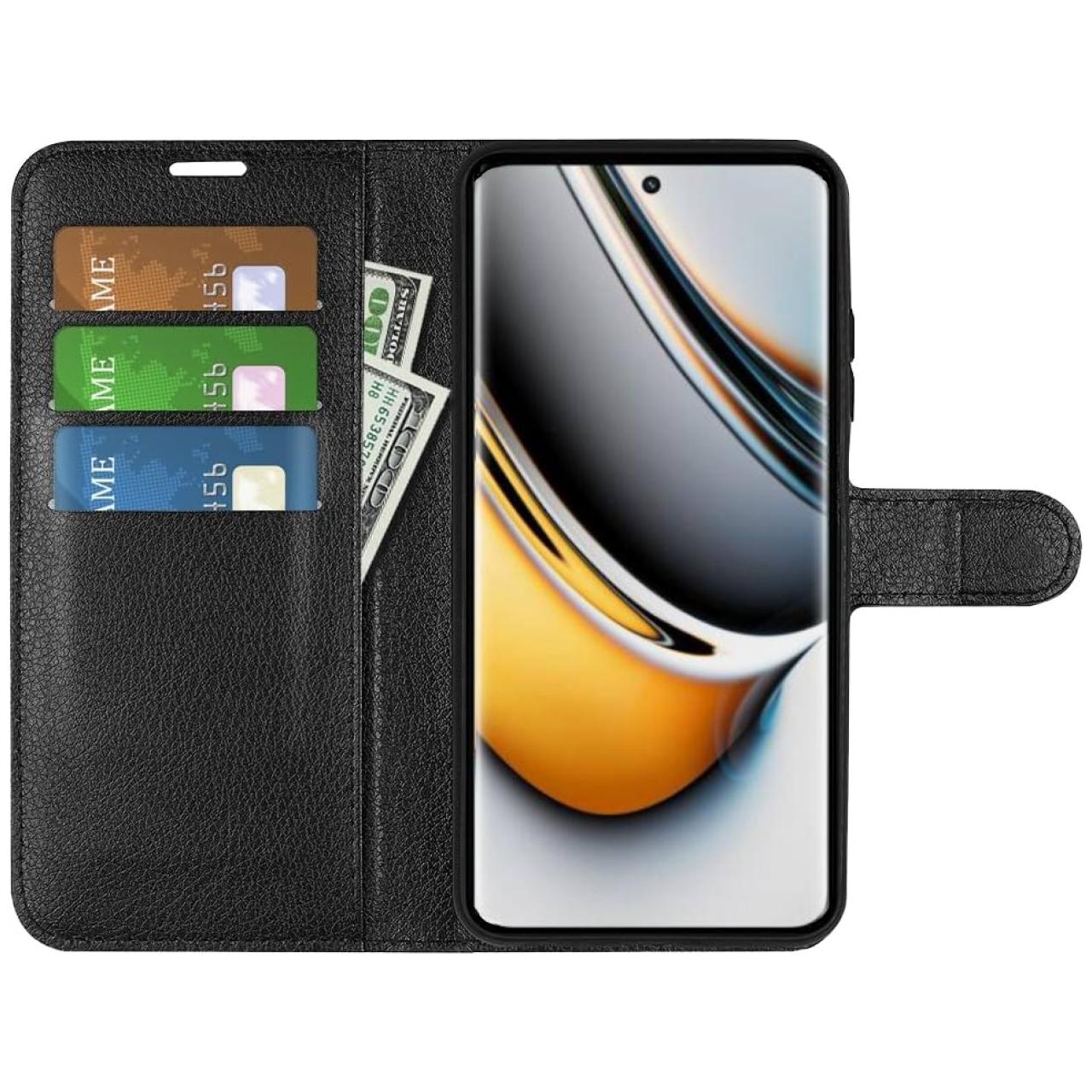 Thumbnail - Screenguard Realme 11 Pro+ Leather Guard Lederhülle (Realme 11 Pro+), Smartphone Hülle, Schwarz