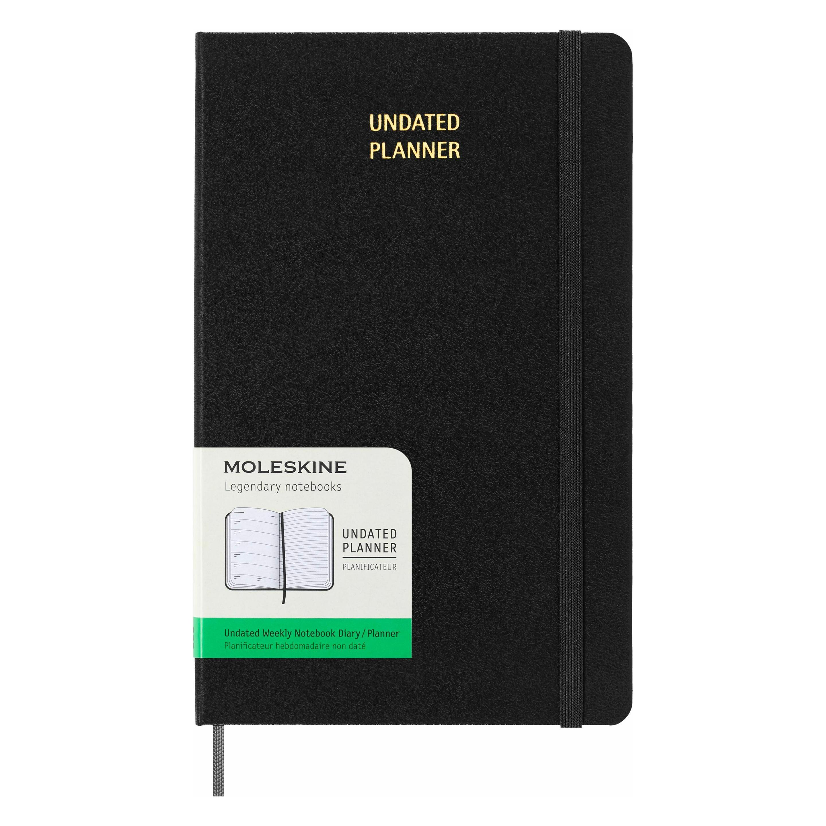 Moleskine, Agenda, Notizkalender (A5, 1 Week / 1 Pagina)