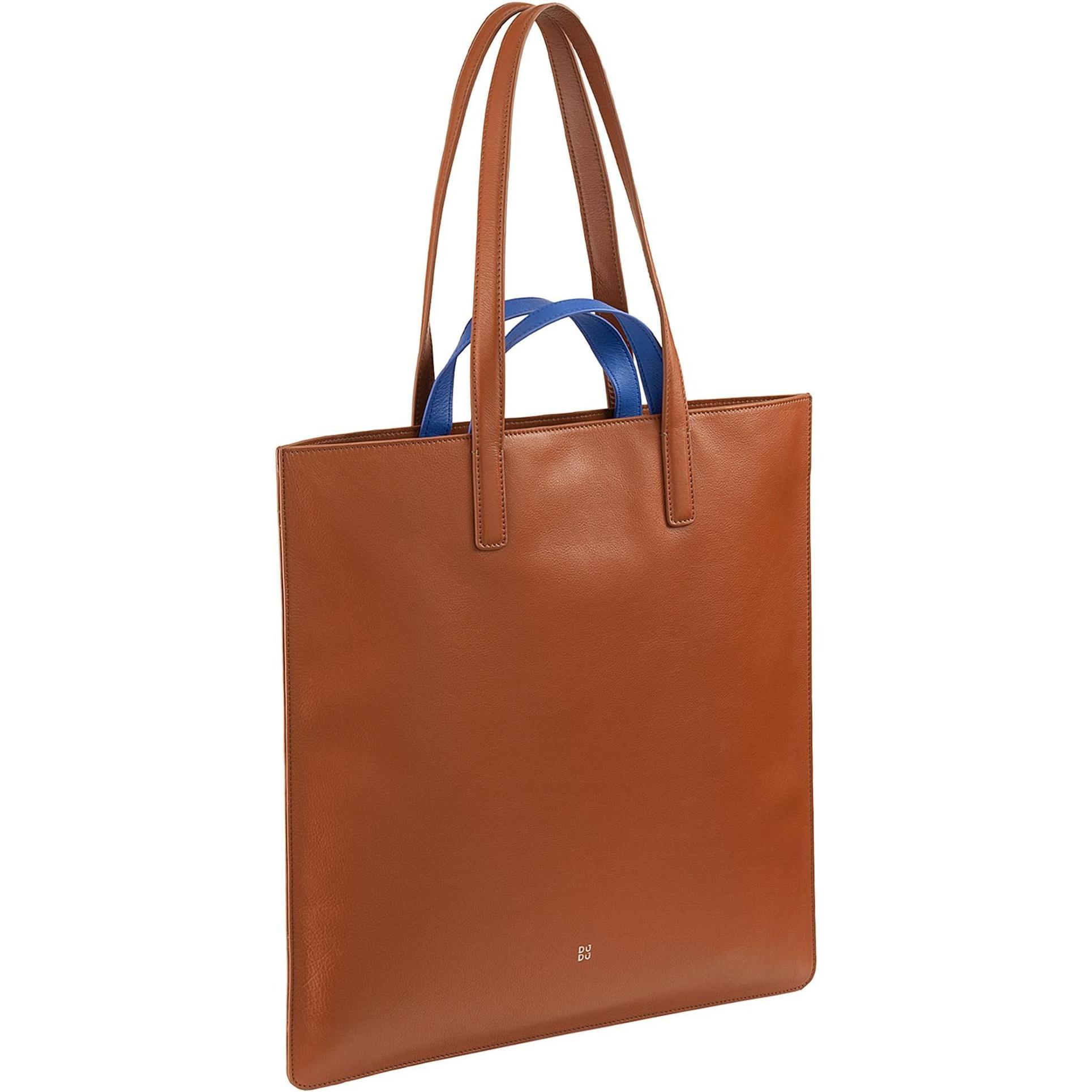 Thumbnail - Dudu, Einkaufshilfe, Shopper Tasche Leder 40 cm, Braun