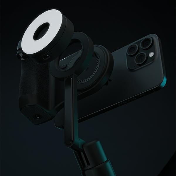 Actual product image Energea Selfie Stick Bluetooth Magear MagPod czarny/black MagSafe Tripod PG-MGPOD-BLK