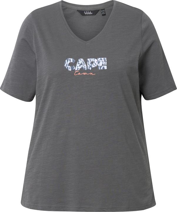 Produktbild Ulla Popken T-Shirt, Capetown, Classic, V-Ausschnitt, Halbarm (58)