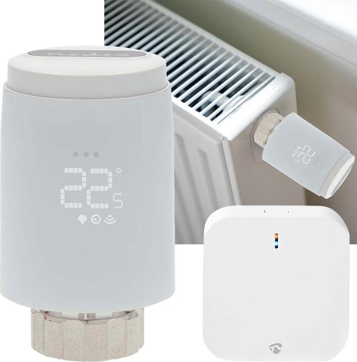 Immagine prodotto Nedis Smartes Heizkörperthermostat inkl. Zigbee-Gateway