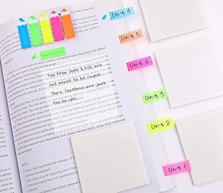 Produktbild Deskmate Transparente Haftnotizen (5er Set) (75 x 75 mm)