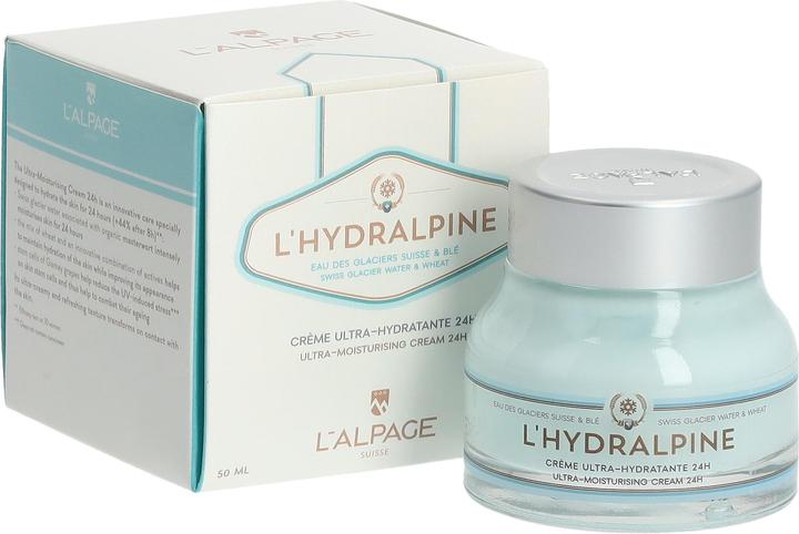 Immagine prodotto L'Alpage Suisse L'ALPAGE L'Hydralpine crema 24h ultra-idratante, 50 ml (50 ml, Crema 24h)