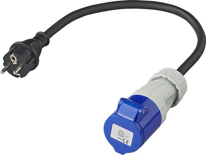 Produktbild ProPlus Adapterkabel 40cm 3x2,5mm² von Schuko Stecker nach CEE