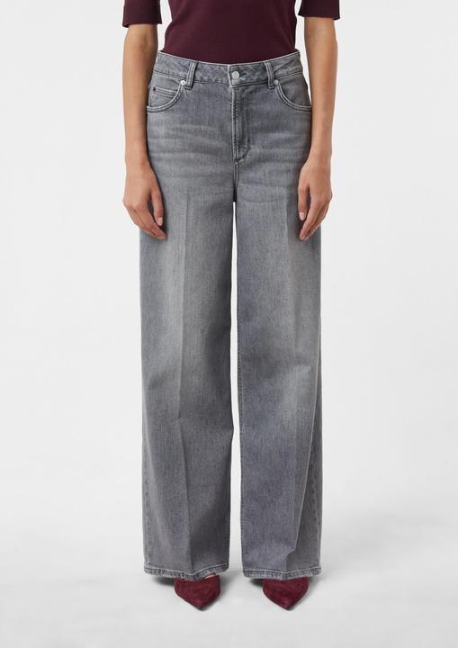 Image du produit Comma Jeans-Hose Wide-Leg-Jeans mit Waschung (44)