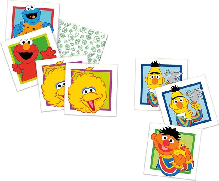 Actual product image Schmidt Spiele Sesame Street Memo Metal Tin (German)
