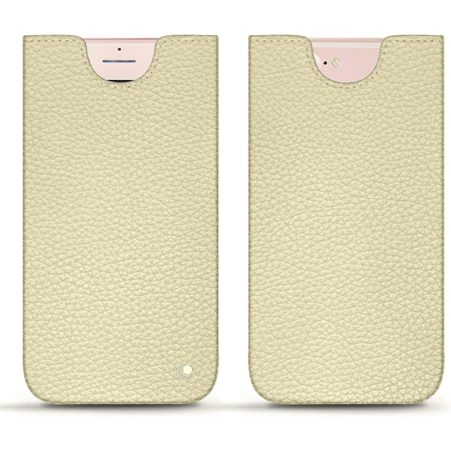 Noreve Lederschutzhülle (Apple iPhone 7 Plus), Smartphone Hülle, Weiss