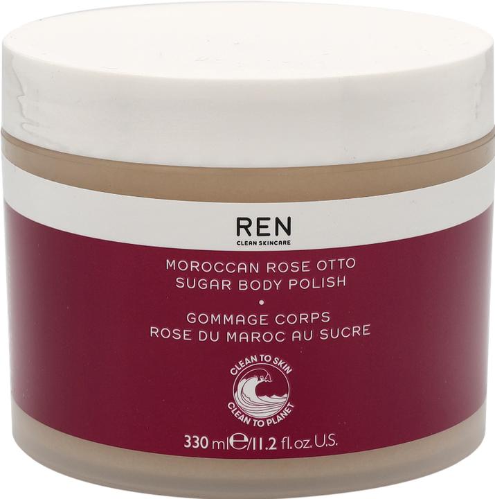 Image du produit Ren Moroccan Rose Otto Sugar Polish pour le corps (330 ml)