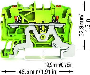 Produktbild Wago Schutzleiterklemme 5.20 mm Pus
