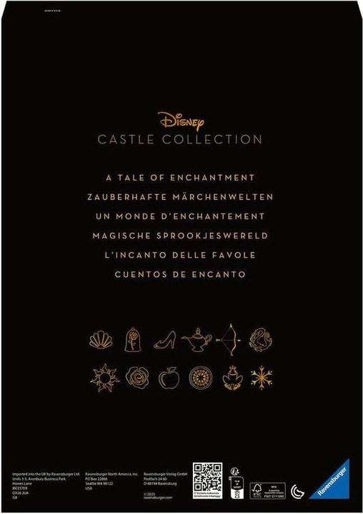 Immagine prodotto Ravensburger Puzzle 12000258 - Jasmine - Puzzle da 1000 pezzi della Collezione Castello Disney per adulti (1000 pezzi)