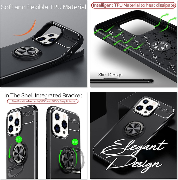 Actual product image Nalia Ring Silicone Cell Phone Case (Apple iPhone 13 Pro)