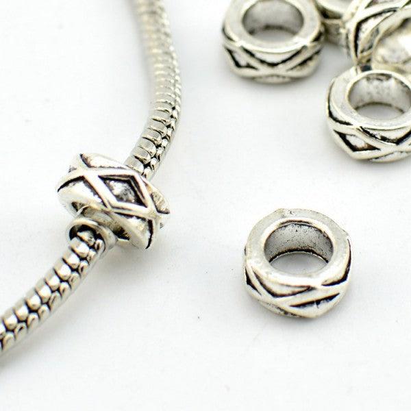 Produktbild Hermex Germanische Bead Perle - Silbrig (Zink-Legierung)