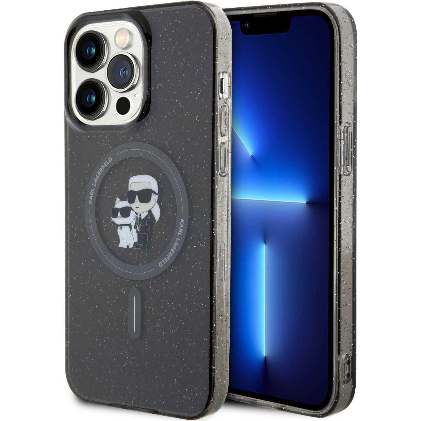 Karl Lagerfeld Hard Case (Apple iPhone 15 Pro Max), Smartphone Hülle, Schwarz