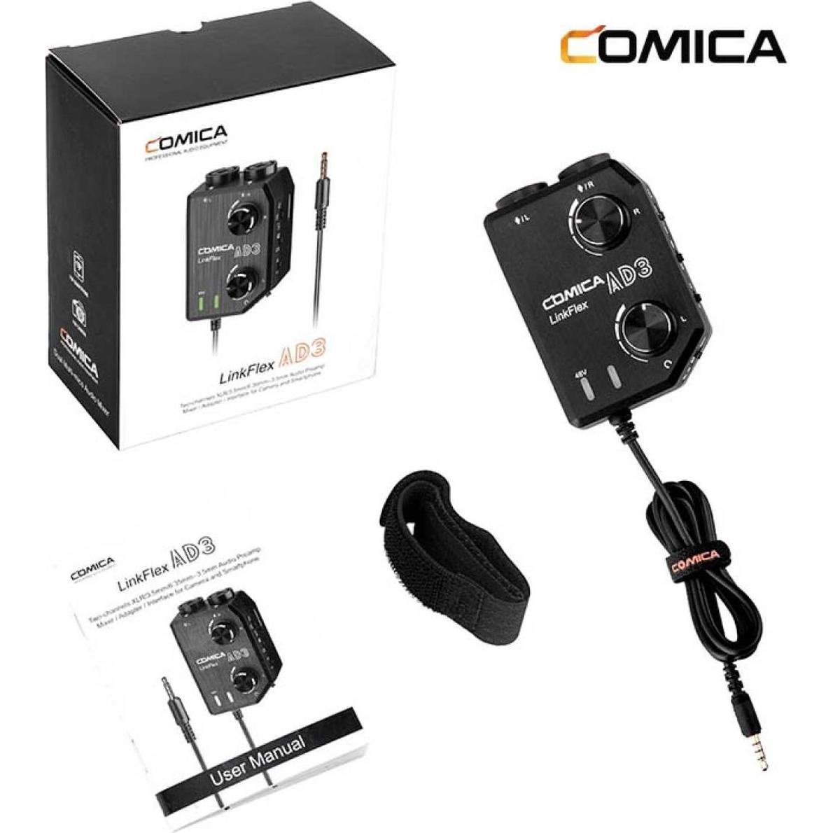 Comica LinkFlex AD3 (3.5mm Klinke, 6.3mm Klinke) (LinkFlex AD3)