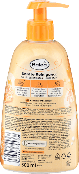 Immagine prodotto dm Balea Latte Miele (Sapone liquido, 500 ml)