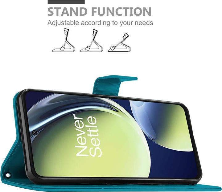 Image du produit Cadorabo Housse pour OnePlus Nord CE 3 Lite 5G avec motif fleurs (Oppo Find X3 Lite 5G)