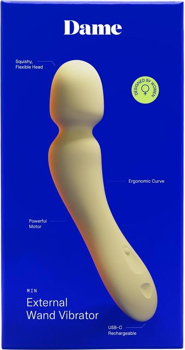 Immagine prodotto Dame – Min Mini Wand Vibrator – Butter