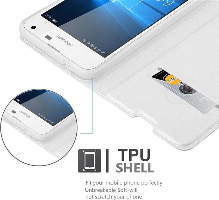 Actual product image Cadorabo Book Classy Style Cover (Microsoft Lumia 650)