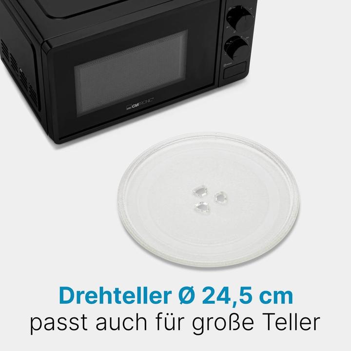 Immagine prodotto Clatronic Microonde MW 791 20L 700 Watt MW 785 (nero) (20 l)