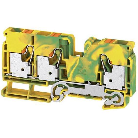 Weidmüller A3C 10 PE Reihenklemmen A-Reihe Universal 2490590000, Elektronikzubehör + Gehäuse, Grün