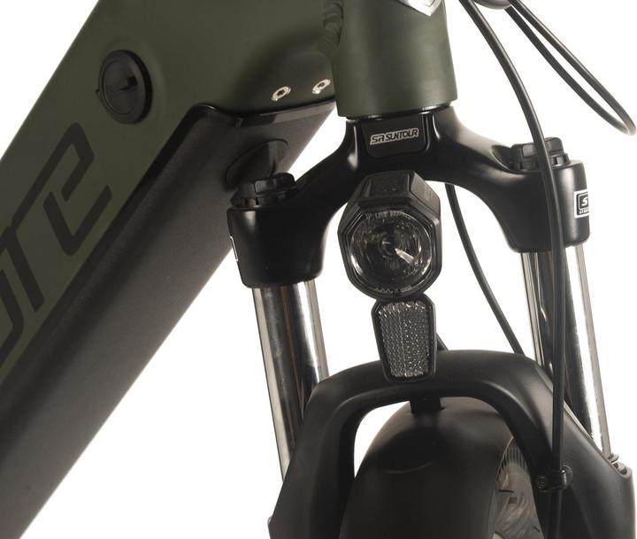 Image du produit Adore E-SUV 27,5" Alu Vélo de randonnée STX-600 Moteur central 85NM / 15Ah Vert olive (54 cm)