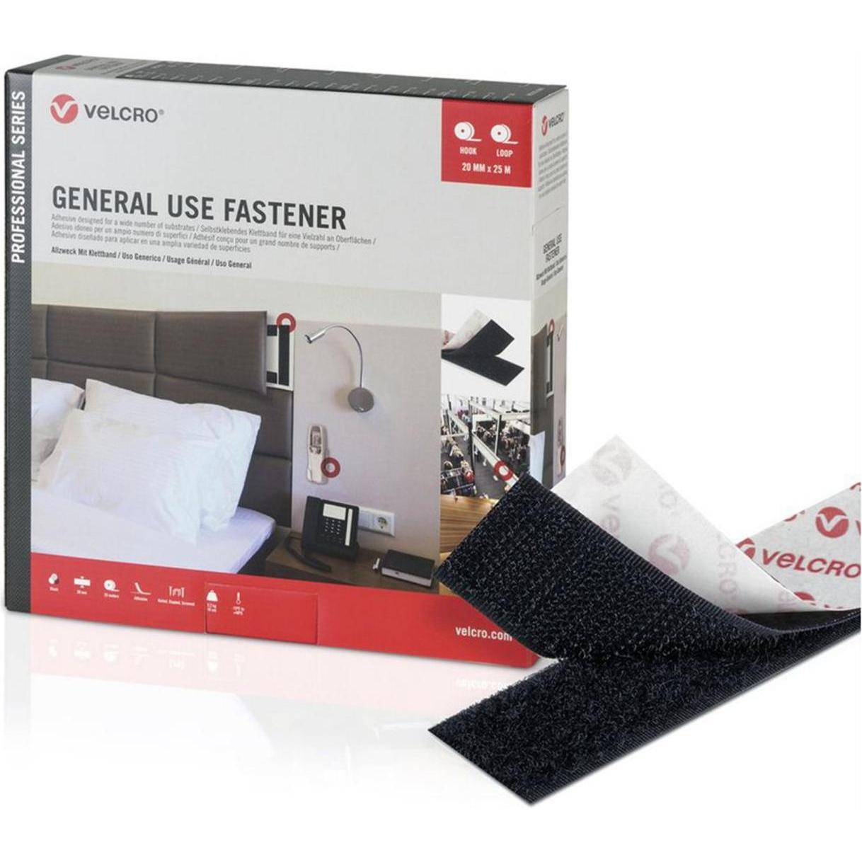 Velcro brand, Klettband, Professional Markenkabelbinder (20 mm)
