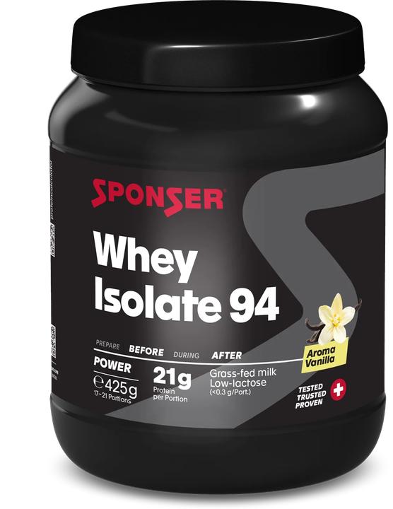 Sponser Isolat de lactosérum 94 (Vanille, 1 x, 850 g)