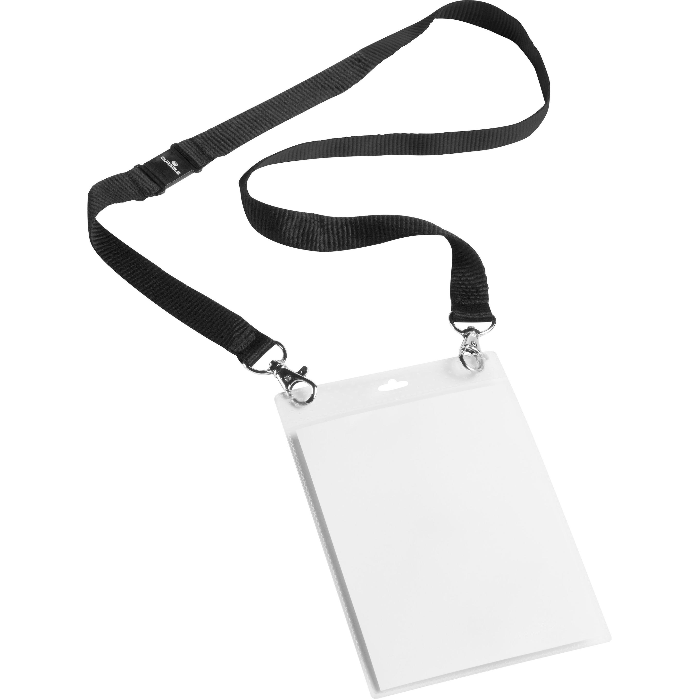 Durable, Informationsschild, Namensschilder mit Textilband Duo