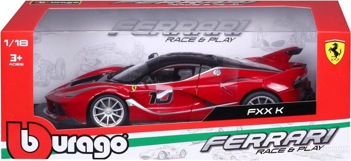 Actual product image Bburago 1:18 Model Car Ferrari FXX-K