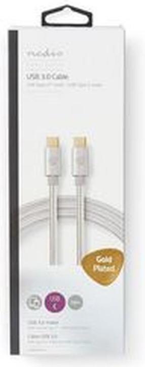 Image du produit Nedis Câble USB- USB 3.2 Gen 1- USB Type-C mâle-- 5 Gbps- 10 (1 m, USB 3.2 Gen 1, 60 W)