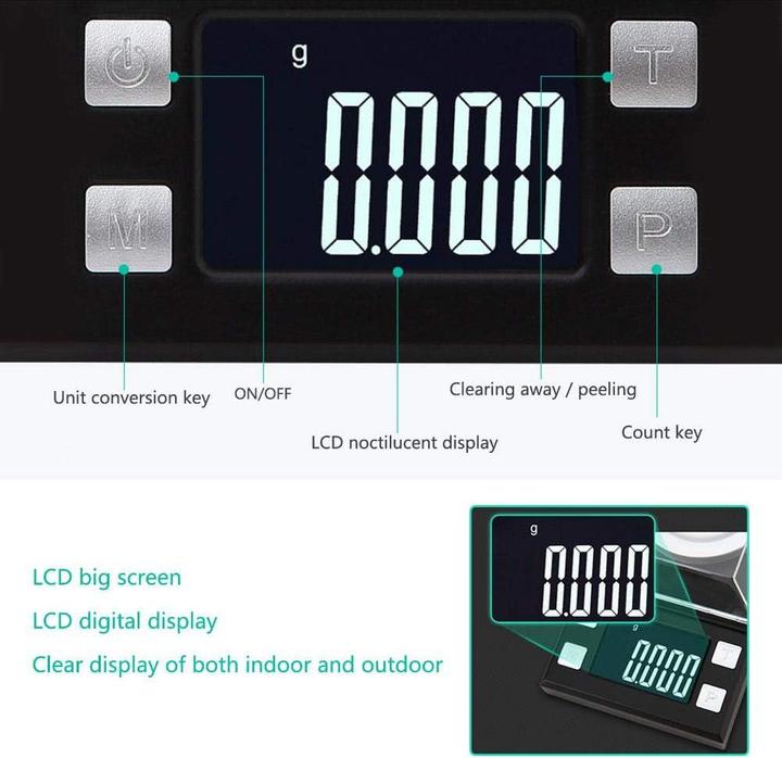 Produktbild Topincn Digitale Schmuckwaage