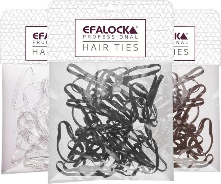 Produktbild Efalock Rasta hair elastic thick/large black 100pcs (Haargummi)