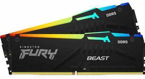 Immagine prodotto Kingston FURY Beast RGB (2 x 64GB, 5600 MHz, RAM DDR5, DIMM)