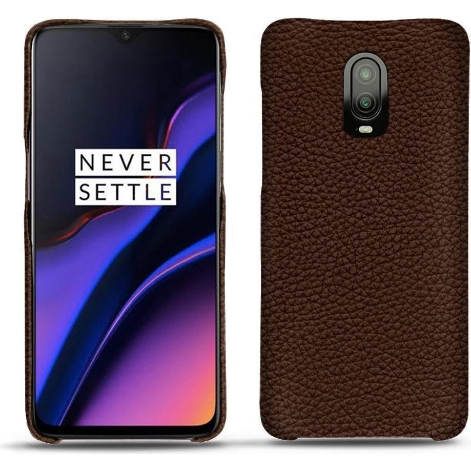 Noreve Lederschutzhülle (OnePlus 6T), Smartphone Hülle, Braun