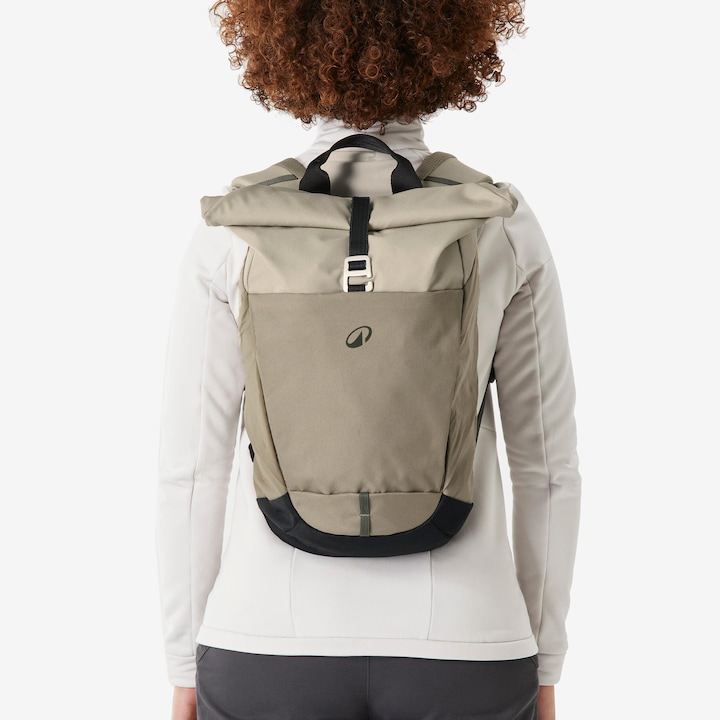 Produktbild Quechua Wanderrucksack Rolltop - NH500 Escape 16 l + 4 beige (21 l)
